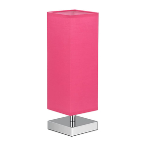 Lampe <span class=keywords><strong>de</strong></span> table moderne pour lecture intérieure avec abat-jour en tissu Noir/Gris/Blanc/Rose/Rouge/Bleu/Vert - Product Image 5