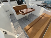 Yacht électrique de luxe sportif en fibre de verre Galaxy de 26 pieds, bateaux et navires en gros pour les complexes hôteliers et les entreprises maritimes