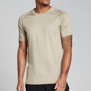 Tùy Chỉnh Polyester Spandex Mỏng Phù Hợp Với T-Shirt Thoáng Khí Người Đàn Ông Của Thiết Kế Chạy Áo Sơ Mi Thể Thao Phòng Tập Thể Dục T-Shirts Cho Nam Giới - Product Image 2