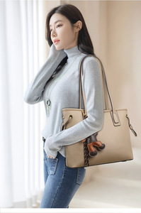 กระเป๋าสะพายข้างดีไซน์ใหม่ทันสมัย คุณภาพสูง หนัง PU กระเป๋าสะพายไหล่ กระเป๋าถือลำลองสุดหรูสำหรับผู้หญิง - Product Image 6