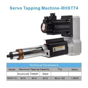 Tête de <span class=keywords><strong>taraudage</strong></span> servo-entraînée haute précision RHST-74 avec précision d'usinage JIS2 niveau <span class=keywords><strong>6H</strong></span> pour CNC - Product Image 2