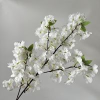 Tige d'arbre de Sakura de branche de fleur de cerisier lourde artificielle pour l'aménagement commercial de mariage