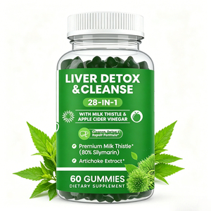 Gummies Détox <span class=keywords><strong>Foie</strong></span> au Chardon-Marie : Nettoyage Sain du <span class=keywords><strong>Foie</strong></span>, Soutien à la Perte de Poids, Naturel, Adultes, Dosage 2 Gummies par Jour - Product Image 5