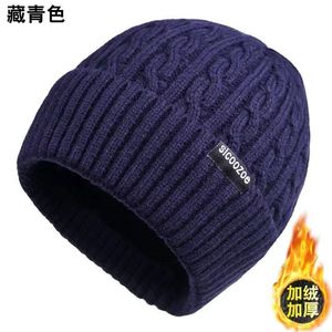 Chapeau en cachemire Sicoozoe à tricot torsadé noir, chaud pour l'hiver, chapeau en tricot pour femmes - Product Image 4