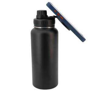 Nouveauté : Bouteille d'eau isolée avec support magnétique pour téléphone portable Magsafe 24 oz, couvercles magnétiques pour <span class=keywords><strong>iPhone</strong></span>, gobelet d'extérieur - Product Image 1