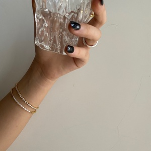 Pulsera de Perlas de Agua Dulce de Acero Inoxidable con Diseño Único y Sin Decoloración, Chapada en Oro de 18k, para Mujer - Product Image 5