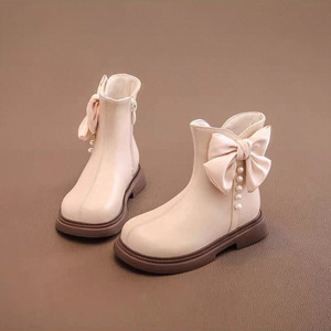 <span class=keywords><strong>Stivaletti</strong></span> Chelsea alla Moda per Bambine, Nuova Collezione Autunno Inverno 2025, Stivali Pelosi Stile Martin per Piccole Principesse - Product Image 3