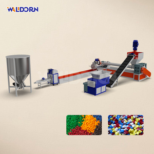 Système de recyclage automatique du plastique, séparation par gravité des métaux, ligne de lavage par friction avancée, ligne de granulation - Product Image 1