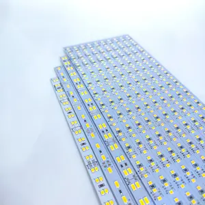 Haute luminosité SMD 5630 2835 72leds 144led barre de LED dure bande de LED DC 12V barre lumineuse dure en aluminium