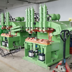 เครื่องเชื่อมจุดอัตโนมัติ <span class=keywords><strong>HAN</strong></span> <span class=keywords><strong>XIN</strong></span> ระดับมืออาชีพ ใหม่ ได้รับการรับรองมาตรฐาน CE ความเร็วสูง มีความเสถียร แรงดันไฟฟ้า 220V/380V รองรับความหนา 6+6 มม. - Product Image 4