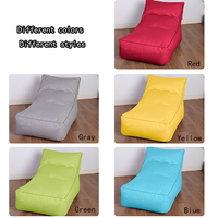 ISapromo cadeaux pas de charges pouf bouffée canapé paresseux Tatami canapé peau meubles étanche pouf chaises longues pouf housse de siège