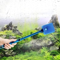 Brosse de nettoyage télescopique en caoutchouc naturel pour vitres de voiture, pare-brise avant, aquarium et rétroviseur