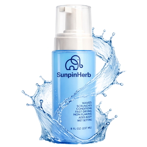 Mousse Coiffante Capillaire Moussante pour Tresses, Locks, Boucles Afro – Séchage Rapide, Sans Résidu, Anti-Frisottis, Brillance, Formule Herbal, Tenue Moyenne – OEM Marque Privée - Product Image 1