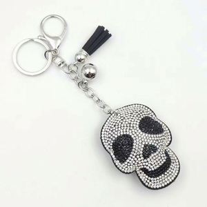Fashion Glitter Crystal Keychain Purse <b>Charms</b> Handmade Gifts Rhinestone Skulls Diamond Bag Pendants <b>Keyrings</b> - Product Image 2