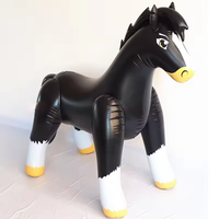 Cheval modèle gonflable en PVC personnalisable cheval jouet gonflable pour enfants à vendre
