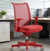 Nouvelle chaise de bureau ergonomique moderne à dossier haut en tissu maillé, pivotante, pour personnel de direction