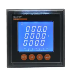 Acrel PZ72L-DE Three Phase Multi-function Digital Panel DC Power Analyzer Energy Meter with LCD Display