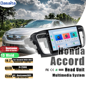 Đầu Phát Đa Phương Tiện Ô Tô, Đầu CD Xe Hơi, Màn Hình 10 Inch, <span class=keywords><strong>Android</strong></span>, Radio Xe Hơi, Carplay Không Dây, GPS, Màn Hình Cảm Ứng dành cho Honda Accord 2013-2017 - Product Image 1