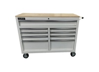 Armoire de réparation automobile de haute qualité OEM à 9 tiroirs pour garage boîte à outils d'atelier chariot en bois coffre à outils multifonction avec poignée