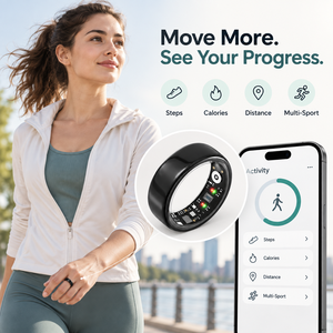 Anillos Inteligentes al Mejor Precio, Anillo Inteligente M08 para Monitoreo de Salud, Sueño y Actividad, Resistente al Agua 5ATM IP68, 5 Días de Duración de la Batería - Product Image 6