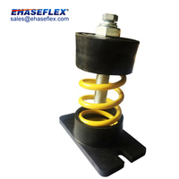 Isolateurs en caoutchouc pour générateur de vibrations et bruit actif haute pression, pour tuyaux de 12mm à 50mm, taille 25mm, surface galvanisée, pour CVC, forgés, ISO9001