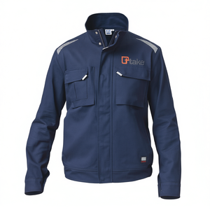 เสื้อแจ็คเก็ตทำงานแบบปกติ สีน้ำเงิน ไซส์ M สำหรับงานนิรภัย - Product Image 2