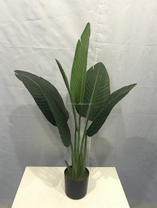 Usine Faux Oiseau De Paradis Plante Real Touch Intérieur Extérieur Plante De Palmier Tropical Artificielle Voyageur <span class=keywords><strong>Bananier</strong></span> Faux Arbre - Product Image 5