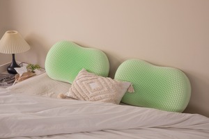 TPE Planètes Violet Vert Harmonie <span class=keywords><strong>Oreiller</strong></span> pour Dormir Grille Élastique <span class=keywords><strong>de</strong></span> Soutien Hex avec 100% Doux <span class=keywords><strong>Ventre</strong></span> <span class=keywords><strong>de</strong></span> Chat <span class=keywords><strong>Forme</strong></span> Mousse à Mémoire - Product Image 6