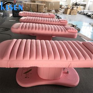 KISEN Salon Electric Spa Schönheits behandlungs stuhl Luxus gebogenes Gesichts wimpern bett Beauty Brown Pink Black <span class=keywords><strong>Massage</strong></span> tisch - Product Image 5