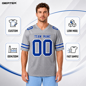 <span class=keywords><strong>Maillot</strong></span> de football américain personnalisé en usine, OEM ODM, en polyester léger, tenue d'équipe, <span class=keywords><strong>maillot</strong></span> de football américain pour hommes pour les grossistes - Product Image 1