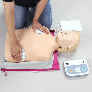 XFT kartu bahasa CPR metronom fungsional dapat diganti kartu <span class=keywords><strong>AED</strong></span> Trainer defibrilator dengan Remote - Product Image 1