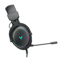 Casque de jeu filaire Rapoo VH300S, son surround virtuel 7.1, casque supra-auriculaire RGB, microphone à suppression de bruit ENC pour PC Gamer/cadeaux