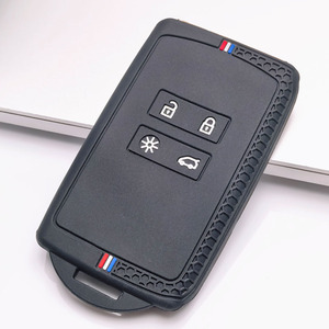 Housse de protection en silicone pour clé de voiture, porte-clés <span class=keywords><strong>Renault</strong></span> Clio Megane Kadjar Captur Koleos Arkana <span class=keywords><strong>Zoe</strong></span> pour Dacia Duster, clé à 4 boutons - Product Image 5