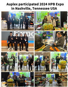 Venta al por mayor Auplex OEM Guantes Para Parrilla Kamado 23 pulgadas Lar Cerámica BBQ Grill Barbacoa al aire libre Carbón Cerámica BBq - Product Image 6