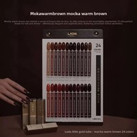 LADAI Nouvelle tendance OEM/ODM Vente en gros 24 couleurs Gel vernis à ongles haute pigmentation longue durée Couleur marron Ensemble pour salons de manucure professionnels