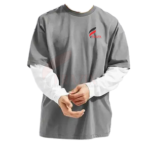 T-shirt en coton à manches longues pour homme - Product Image 2