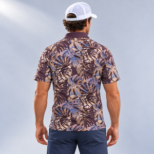 เสื้อโปโลชายสไตล์ฮาวายสำหรับฤดูร้อน พิมพ์ลายแบบซับลิเมชั่น ระบายอากาศได้ดี เหมาะสำหรับกอล์ฟและสวมใส่ลำลองในชีวิตประจำวัน - Product Image 2