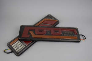 مصباح خلفي <span class=keywords><strong>LED</strong></span> جديد للشاحنات الثقيلة 24 فولت، مقاوم للماء IP67، مع إشارة انعطاف ديناميكية متسلسلة - Product Image 6