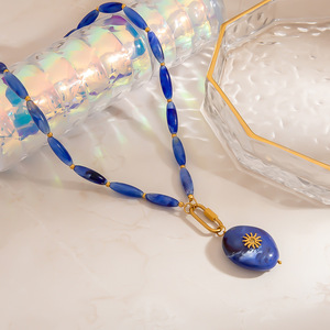 Collier en acier inoxydable avec pendentif cœur, chaîne de clavicule inaltérable pour femme, cadeau - Product Image 4