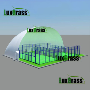 LUX <span class=keywords><strong>PADEL</strong></span> Modelo 3D de cubierta de Pádel Techo de aire - Product Image 4
