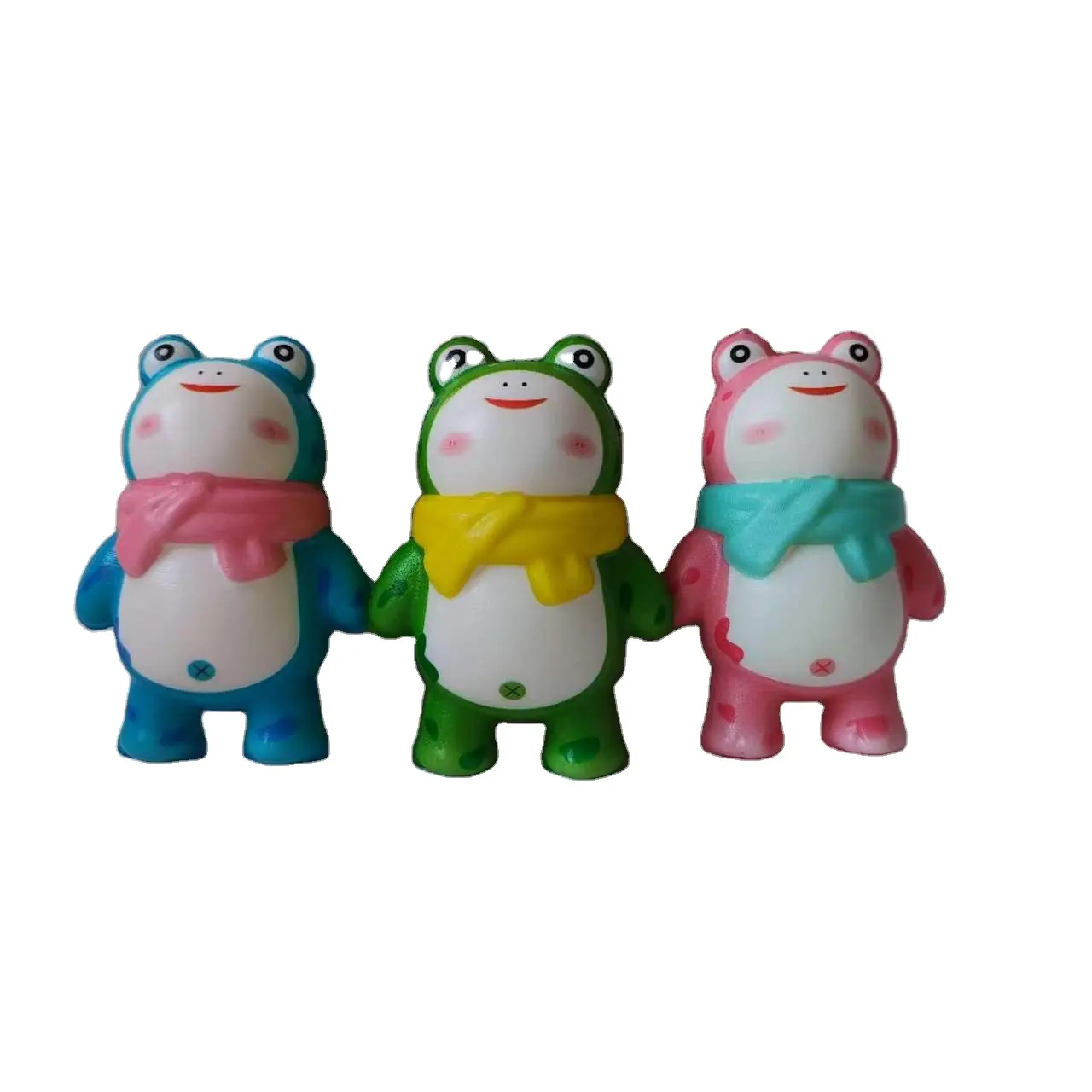 Wholesale cute new small three-color frog scarf pop funny and fun children's sensory science Fidget gift toy set gifts