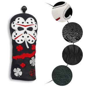 Housse de club de golf transfrontalière Factory Lucky <span class=keywords><strong>Clover</strong></span> Trèfle à quatre feuilles, Housses pour clubs en bois, Housses pour clubs en fer, Housses pour putters, Sport - Product Image 2