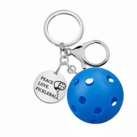 Breloque et porte-clés mignons pour sac, motif souris et pickleball |   Cadeau sportif idéal pour les amateurs de pickleball, accessoire de sac à main