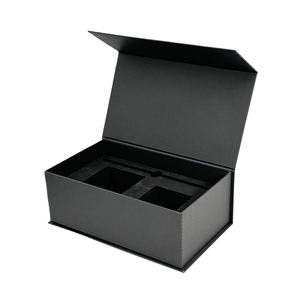 Boîte cadeau magnétique en carton noir de luxe sur mesure avec <span class=keywords><strong>insert</strong></span> en mousse, prix d'usine - Product Image 2