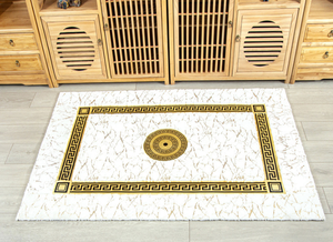 <span class=keywords><strong>Tapis</strong></span> turc de qualité supérieure en fausse fourrure de lapin, <span class=keywords><strong>patchwork</strong></span> cousu à la main - Product Image 4