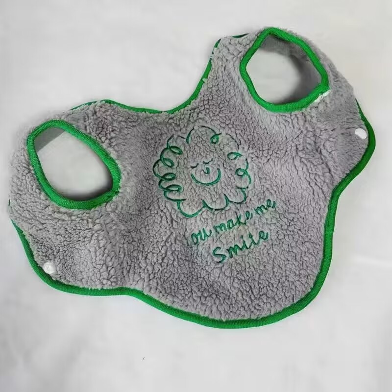 Gray cloud vest
