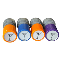 Offre Spéciale – Mini Tampon Rond en Plastique de 20 mm pour DIY, Journal, Motifs de Verres à Vin, Tampon Personnalisé à Motifs Mignons de Dessins Animés, Jouet pour Enfants en Vente