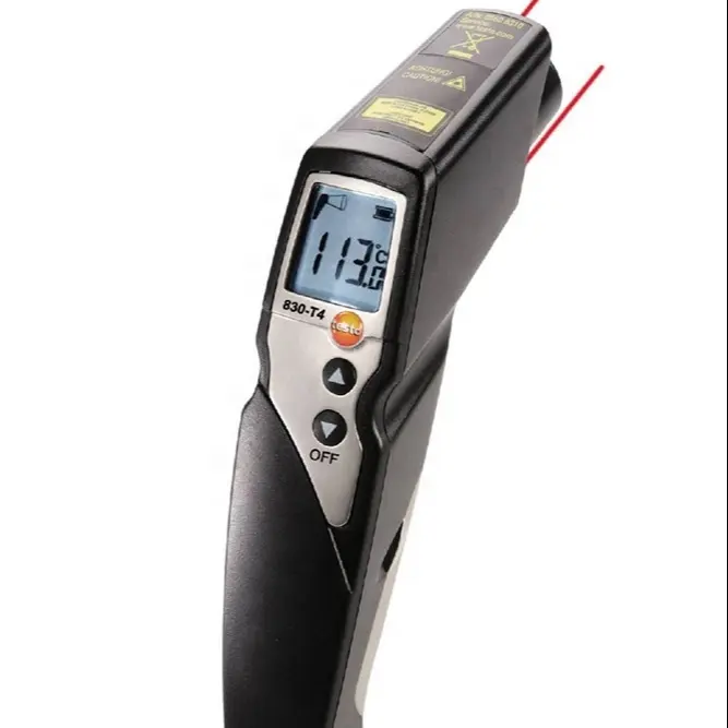 Testo 830-T4 Infrarot-Thermometer 30:1 Optik ermöglicht große Genauigkeit 0560 8314 IR-Thermometer