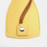 Porte-clés créatif en cuir avec cordon de serrage, style pochette extractible, personnalisable avec logo, pour femmes