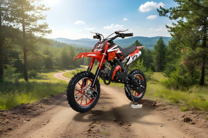 Meilleures ventes 2025 Nouveau <50CC Mini moto tout-terrain pour enfants à essence refroidie par air <span class=keywords><strong>2</strong></span> <span class=keywords><strong>temps</strong></span> Dirt Bike 40-60km/h - Product Image 2